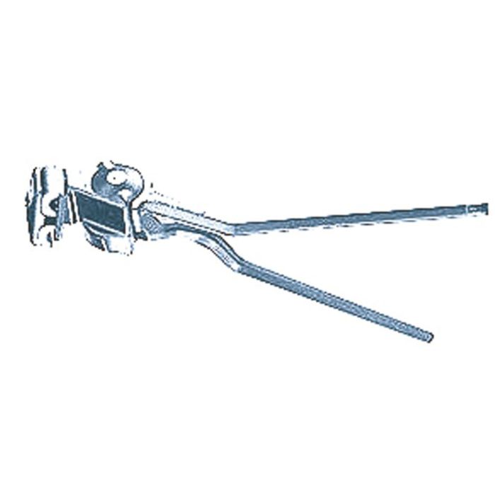 Pletscher Mittelstütze Zweibein metallic-silber main product photo